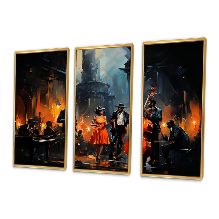 Music In Harlems III - Canvas Wall Art Sets