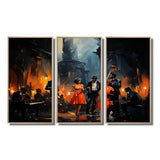 Music In Harlems III - Canvas Wall Art Sets