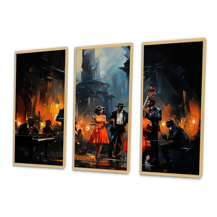 Music In Harlems III - Canvas Wall Art Sets