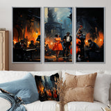 Music In Harlems III - Canvas Wall Art Sets