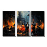 Music In Harlems III - Canvas Wall Art Sets