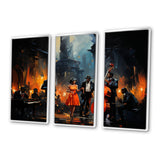 Music In Harlems III - Canvas Wall Art Sets
