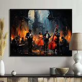 Music In Harlems III - People Canvas Wall Art