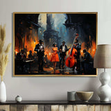 Music In Harlems III - People Canvas Wall Art