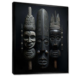 African Mask - People Canvas Wall Art