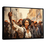 African American Art Powerful - People Canvas Wall Art