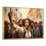 African American Art Powerful - People Canvas Wall Art