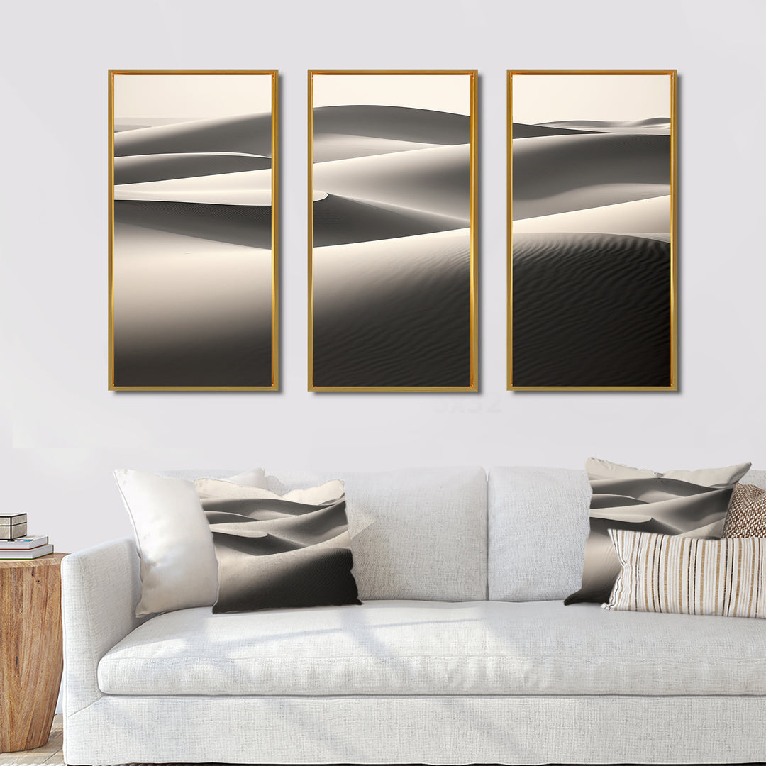 Grey Saharan Dunes I - Multi-Panels