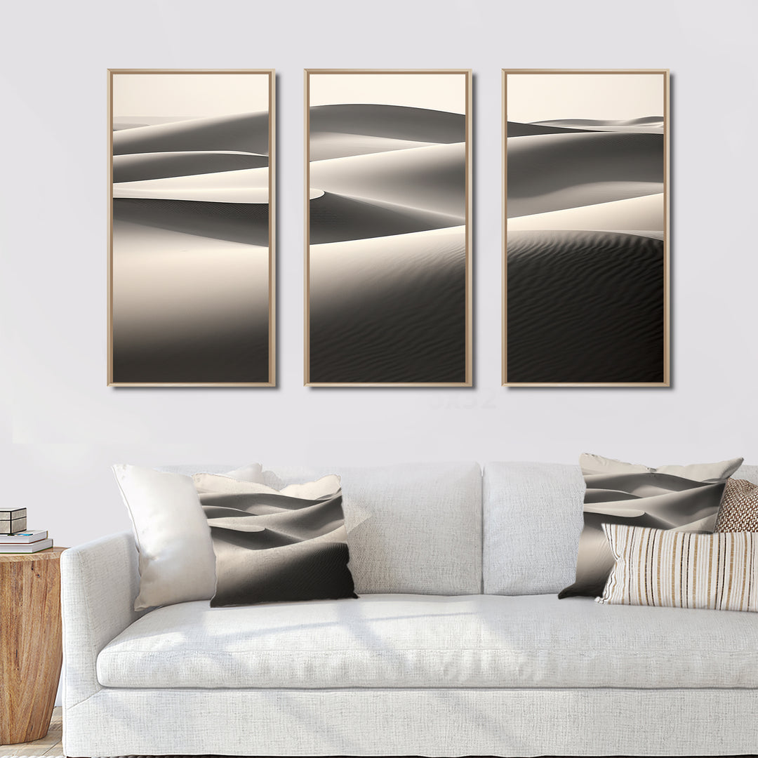 Grey Saharan Dunes I - Multi-Panels