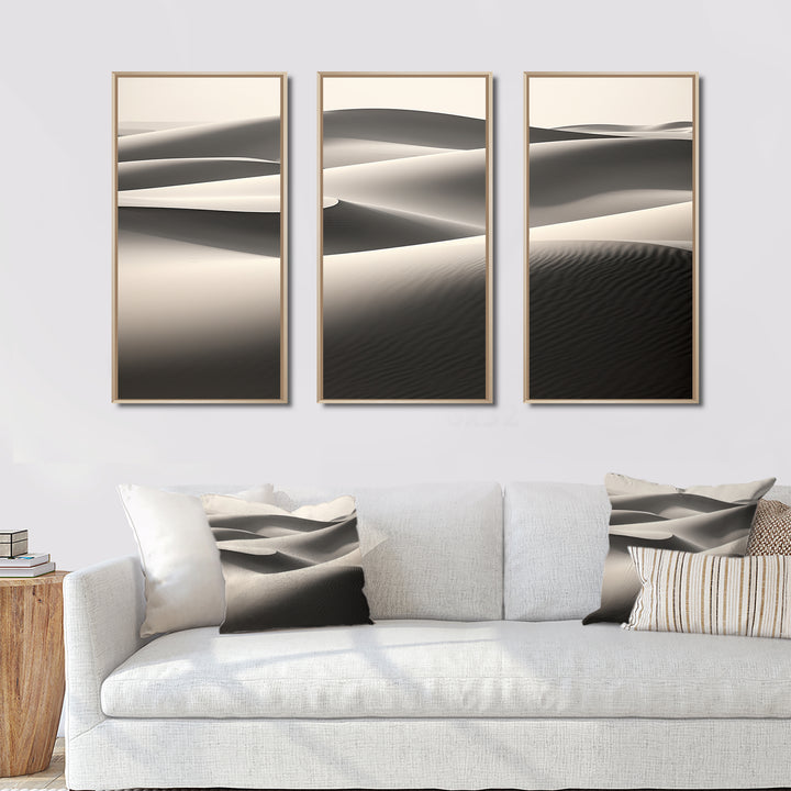 Grey Saharan Dunes I - Multi-Panels