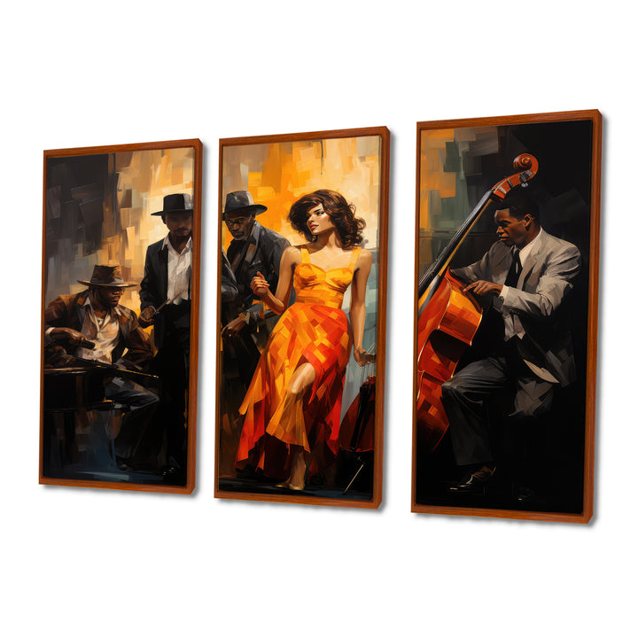 African American Art Spirit I - Multi-Panel Canvas Prints
