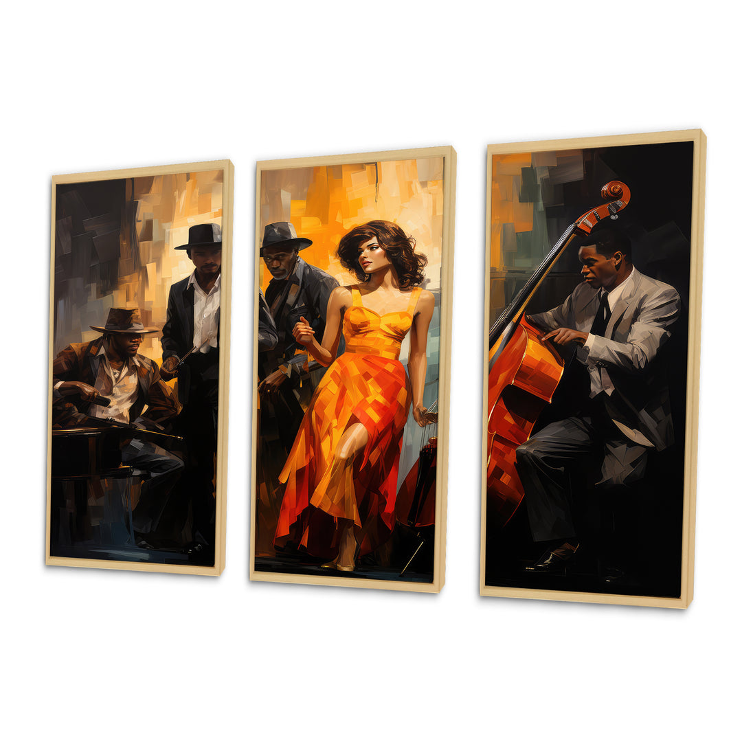 African American Art Spirit I - Multi-Panel Canvas Prints