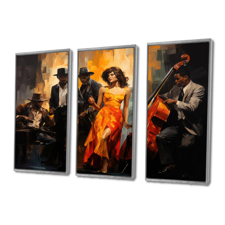African American Art Spirit I - Multi-Panel Canvas Prints
