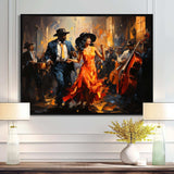 African American Art Spirit II - People Canvas Wall Art