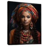 African Adorned Beauty I - People Canvas Wall Art