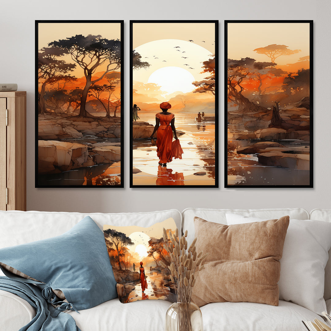 African Journey - Multi-Panel Canvas Prints