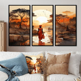 African Journey - Multi-Panel Canvas Prints