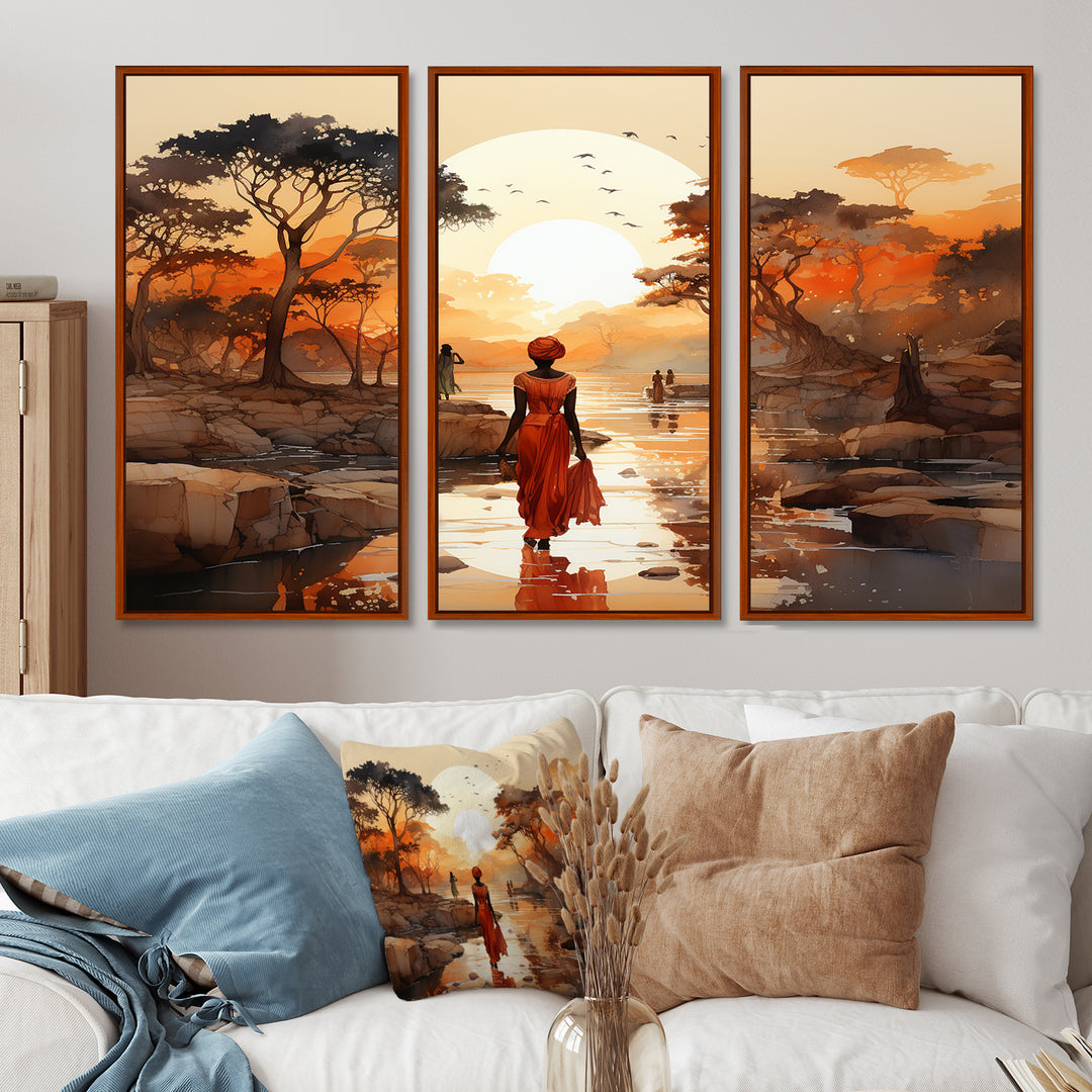 African Journey - Multi-Panel Canvas Prints
