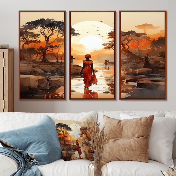 African Journey - Multi-Panel Canvas Prints