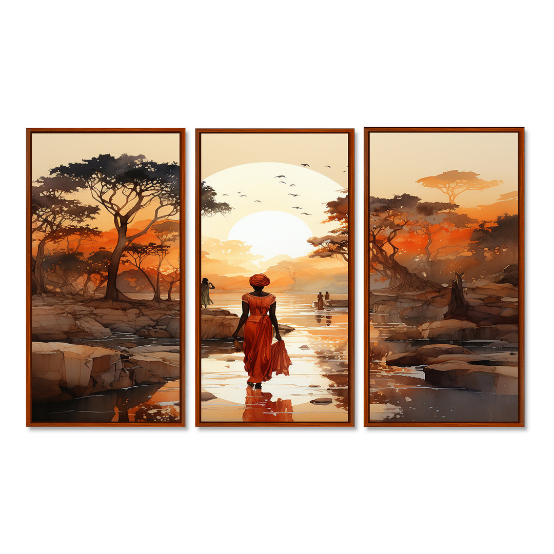 African Journey - Multi-Panel Canvas Prints
