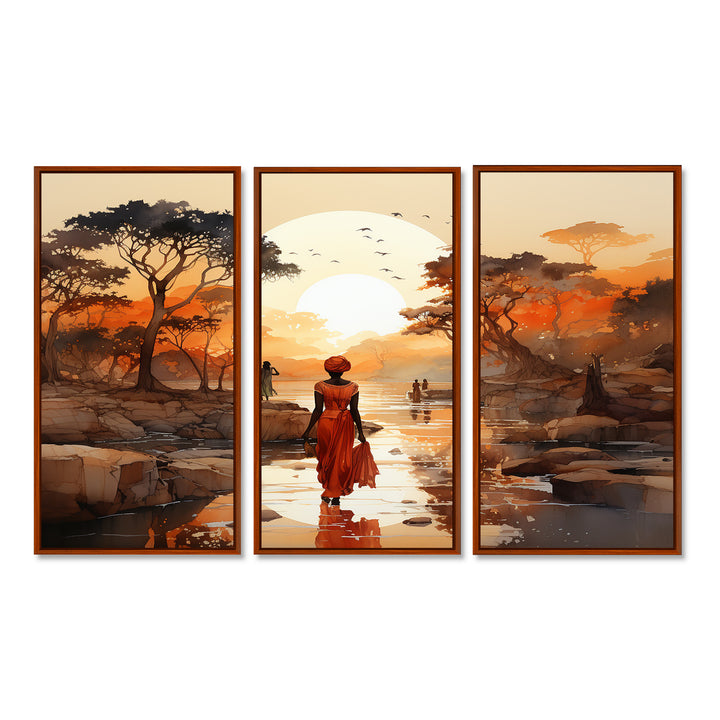 African Journey - Multi-Panel Canvas Prints