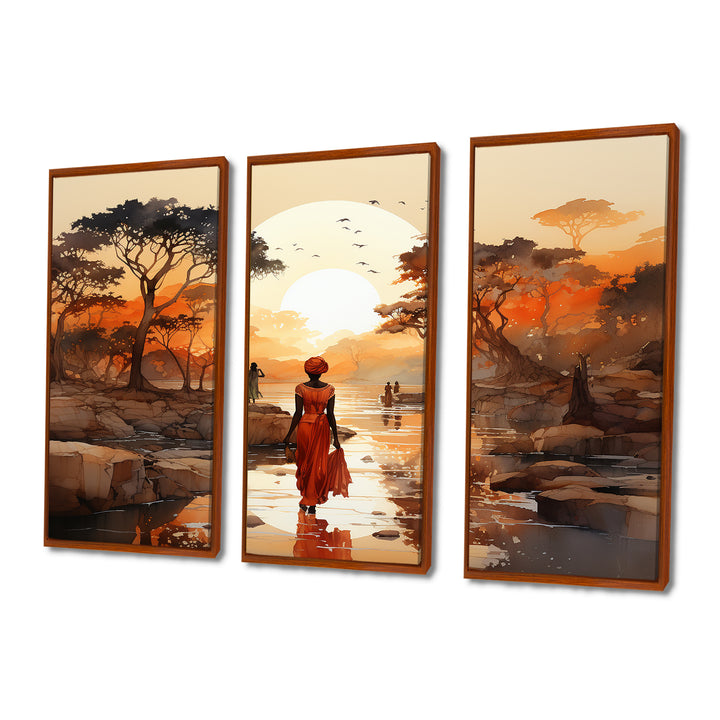 African Journey - Multi-Panel Canvas Prints