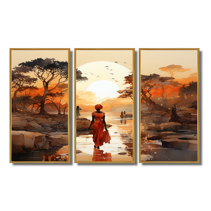 African Journey - Multi-Panel Canvas Prints