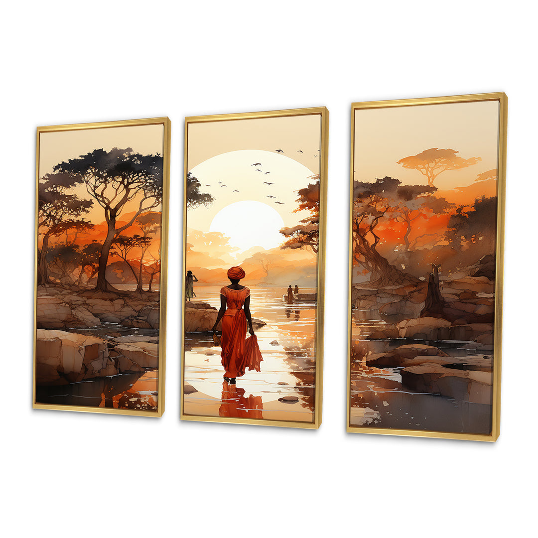 African Journey - Multi-Panel Canvas Prints