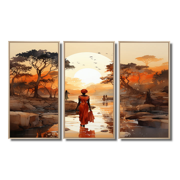 African Journey - Multi-Panel Canvas Prints