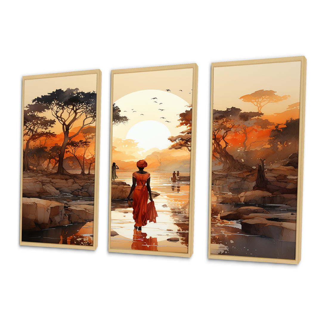 African Journey - Multi-Panel Canvas Prints