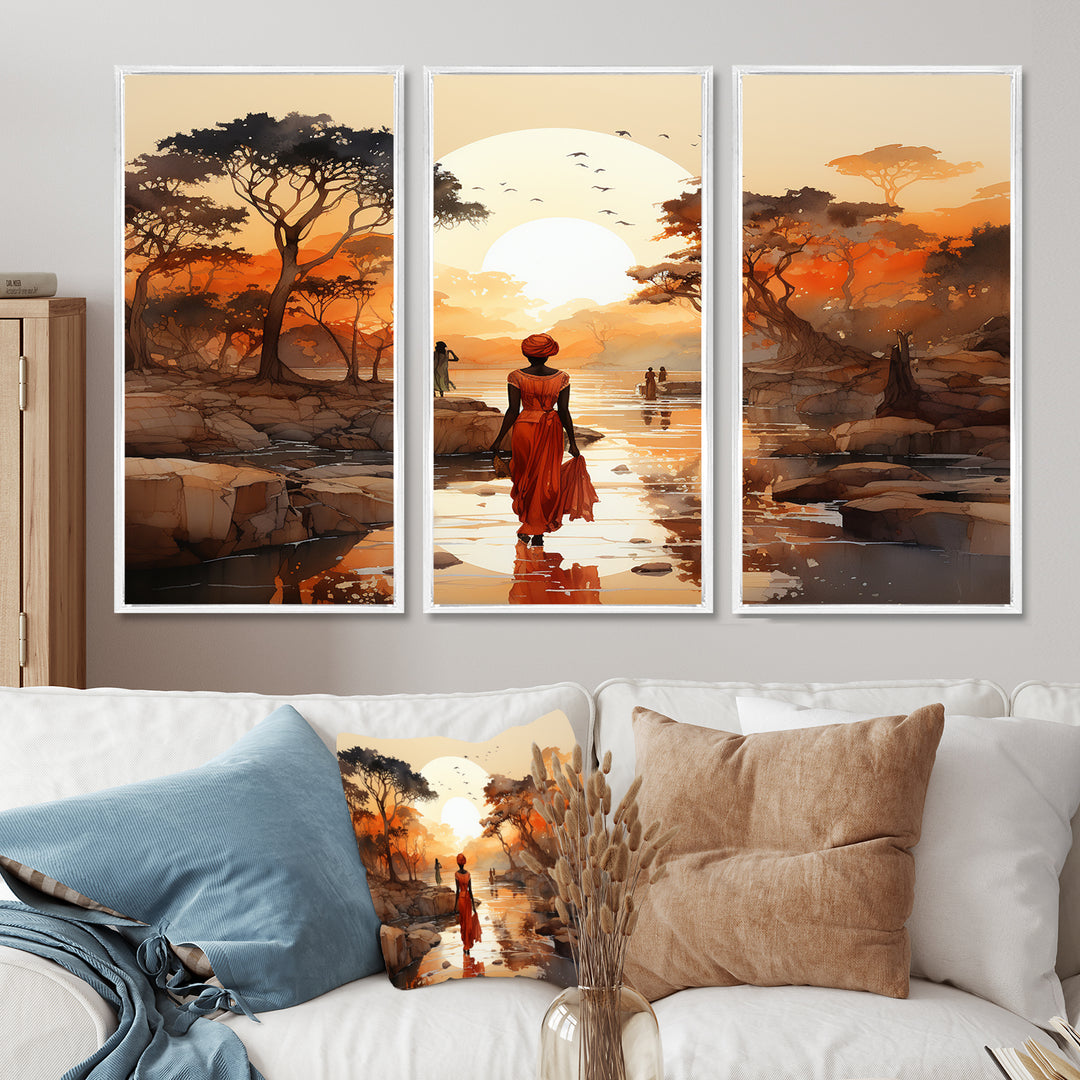 African Journey - Multi-Panel Canvas Prints