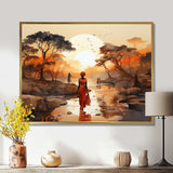 African Journey - People Canvas Wall Art