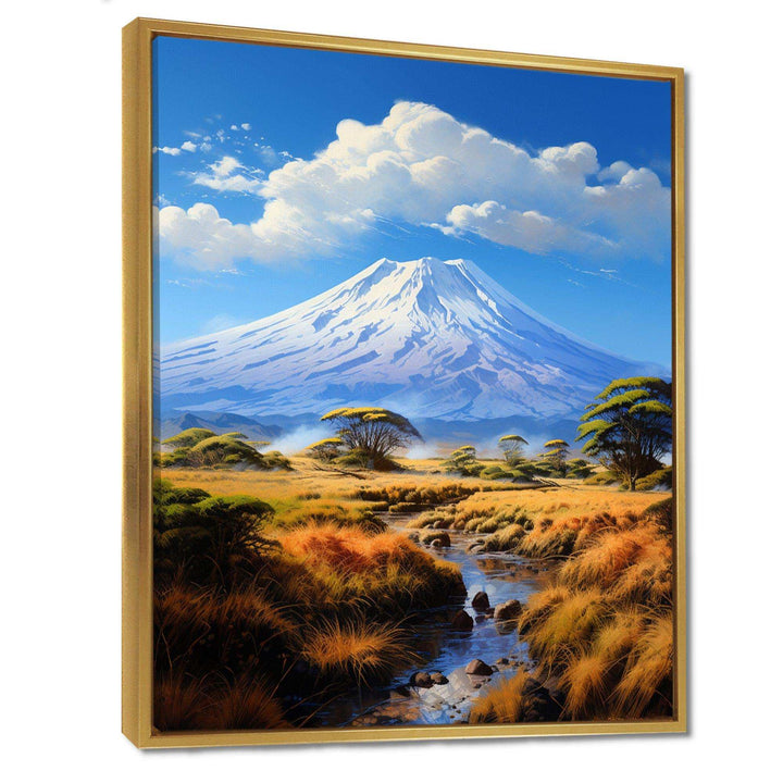 African Kilimanjaro Heights - People Canvas Wall Art