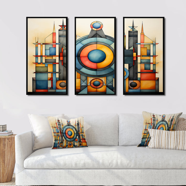 African Ndebele Patterns - Multi-Panels
