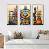 African Ndebele Patterns - Multi-Panels
