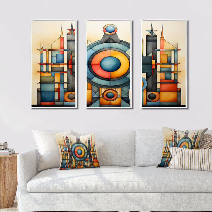 African Ndebele Patterns - Multi-Panels