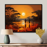 African Savannah Serenade VI - People Canvas Wall Art