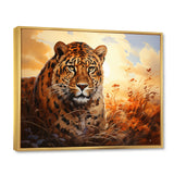 Orange Black African Leopard Animals - Leopard Wall Art Prints