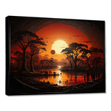 African Tribal Eternity I - People Canvas Wall Art