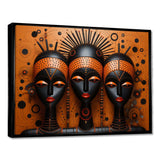 African Tribal Rhythms IV - People Canvas Wall Art