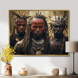 African Tribes Kalenjin Warriors - People Canvas Wall Art