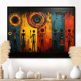 African Tribal Rhythms VII - People Canvas Wall Art