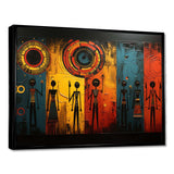 African Tribal Rhythms VII - People Canvas Wall Art