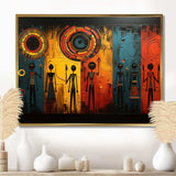 African Tribal Rhythms VII - People Canvas Wall Art