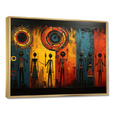 African Tribal Rhythms VII - People Canvas Wall Art