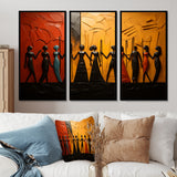 African Tribal Rhythms VIII - Multi-Panels