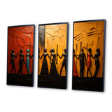 African Tribal Rhythms VIII - Multi-Panels