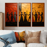 African Tribal Rhythms VIII - Multi-Panels