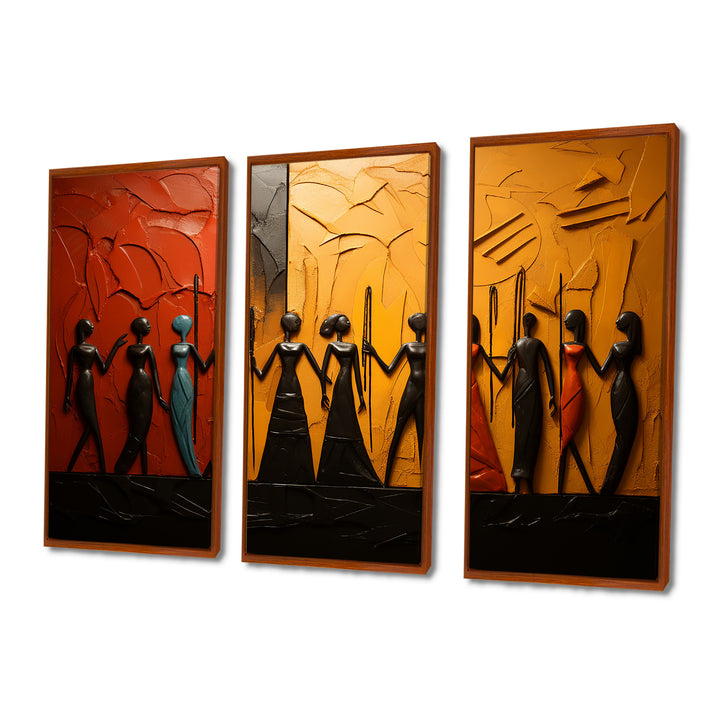 African Tribal Rhythms VIII - Multi-Panels