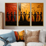 African Tribal Rhythms VIII - Multi-Panels